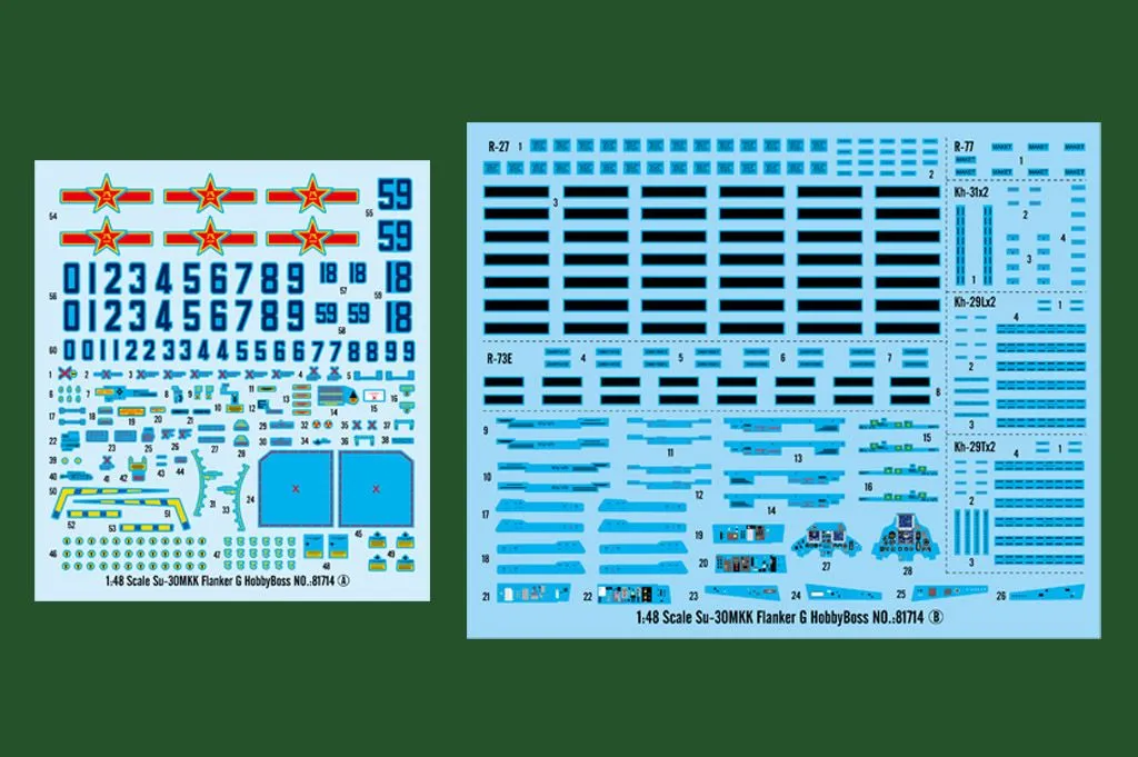 Hobby Boss Hobbyboss 1/48 Su-30MKK Flanker-G # 81714 4 Hobby Boss Hobbyboss 1/48 Su-30MKK Flanker-G # 81714 - Image 2