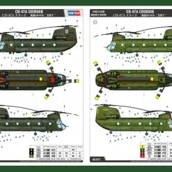 Hobby Boss Hobbyboss 1/48 CH-47A Chinook # 81772 17 Hobby Boss Hobbyboss 1/48 CH-47A Chinook # 81772 -Aircraft Kits Sales hbb81772 3