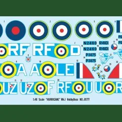 Hobby Boss Hobbyboss 1/48 Hurricane Mk.I # 81777 -Aircraft Kits Sales hbb81777 2