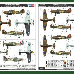 Hobby Boss Hobbyboss 1/48 Hurricane Mk.I # 81777 -Aircraft Kits Sales hbb81777 4