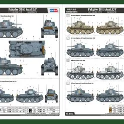 Hobby Boss Hobbyboss 1/16 Pzkpfw 38(t) Ausf E/F # 82603 -Aircraft Kits Sales hbb82603 3