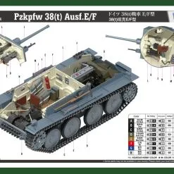 Hobby Boss Hobbyboss 1/16 Pzkpfw 38(t) Ausf E/F # 82603 -Aircraft Kits Sales hbb82603 4