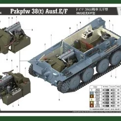 Hobby Boss Hobbyboss 1/16 Pzkpfw 38(t) Ausf E/F # 82603 -Aircraft Kits Sales hbb82603 5