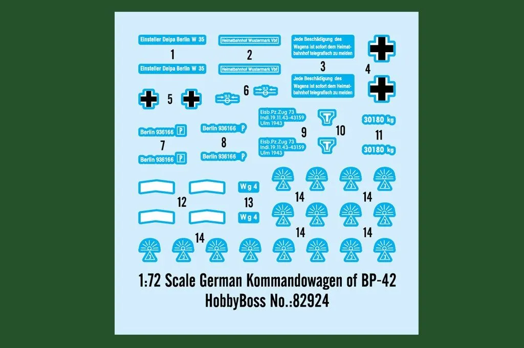 Hobby Boss Hobbyboss 1/72 German BP-42 Kommandowagen # 82924 3 Hobby Boss Hobbyboss 1/72 German BP-42 Kommandowagen # 82924