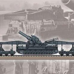 Hobby Boss Hobbyboss 1/72 Karl Geraet 040/041 On Railway Transport # 82961