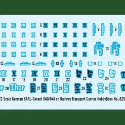 Hobby Boss Hobbyboss 1/72 Karl Geraet 040/041 On Railway Transport # 82961 18 Hobby Boss Hobbyboss 1/72 Karl Geraet 040/041 On Railway Transport # 82961 -Aircraft Kits Sales hbb82961pic2