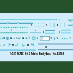 Hobby Boss 1/350 HMS Astute Submarine # 83509 11 Hobby Boss 1/350 HMS Astute Submarine # 83509 -Aircraft Kits Sales hbb83509pic2