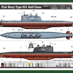 Hobby Boss Hobbyboss 1/350 PLAN Type 031 Golf Class # 83514 12 Hobby Boss Hobbyboss 1/350 PLAN Type 031 Golf Class # 83514 -Aircraft Kits Sales hbb83514pic4