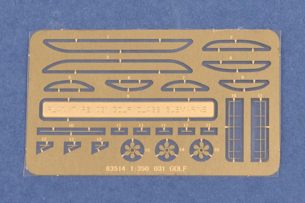 Hobby Boss Hobbyboss 1/350 PLAN Type 031 Golf Class # 83514 9 Hobby Boss Hobbyboss 1/350 PLAN Type 031 Golf Class # 83514 - Image 7