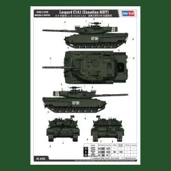 Hobby Boss Hobbyboss 1/35 Leopard C1A1 (Canadian MBT) # 84502 20 Hobby Boss Hobbyboss 1/35 Leopard C1A1 (Canadian MBT) # 84502 -Aircraft Kits Sales hbb84502pic4