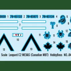 Hobby Boss Hobbyboss 1/35 Leopard C2 MEXAS (Canadian MBT) # 84504 18 Hobby Boss Hobbyboss 1/35 Leopard C2 MEXAS (Canadian MBT) # 84504 -Aircraft Kits Sales hbb84504pic2