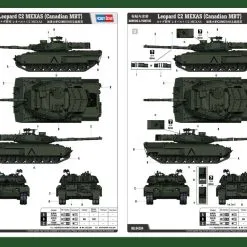 Hobby Boss Hobbyboss 1/35 Leopard C2 MEXAS (Canadian MBT) # 84504 19 Hobby Boss Hobbyboss 1/35 Leopard C2 MEXAS (Canadian MBT) # 84504 -Aircraft Kits Sales hbb84504pic3
