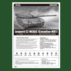 Hobby Boss Hobbyboss 1/35 Leopard C2 MEXAS (Canadian MBT) # 84504 20 Hobby Boss Hobbyboss 1/35 Leopard C2 MEXAS (Canadian MBT) # 84504 -Aircraft Kits Sales hbb84504pic4