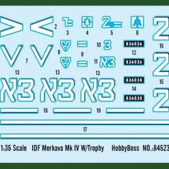 Hobby Boss Hobbyboss 1/35 IDF Merkava Mk IV W/ Trophy # 84523 -Aircraft Kits Sales hbb84523pic3
