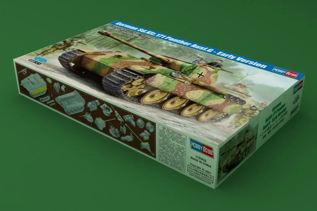 Hobby Boss Hobbyboss 1/35 Sd.Kfz.171 Panther Ausf G - Early German # 84551 4 Hobby Boss Hobbyboss 1/35 Sd.Kfz.171 Panther Ausf G - Early German # 84551 - Image 2