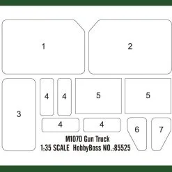 Hobby Boss Hobbyboss 1/35 M1070 Gun Truck # 85525 45 Hobby Boss Hobbyboss 1/35 M1070 Gun Truck # 85525 -Aircraft Kits Sales hbb85525pic4