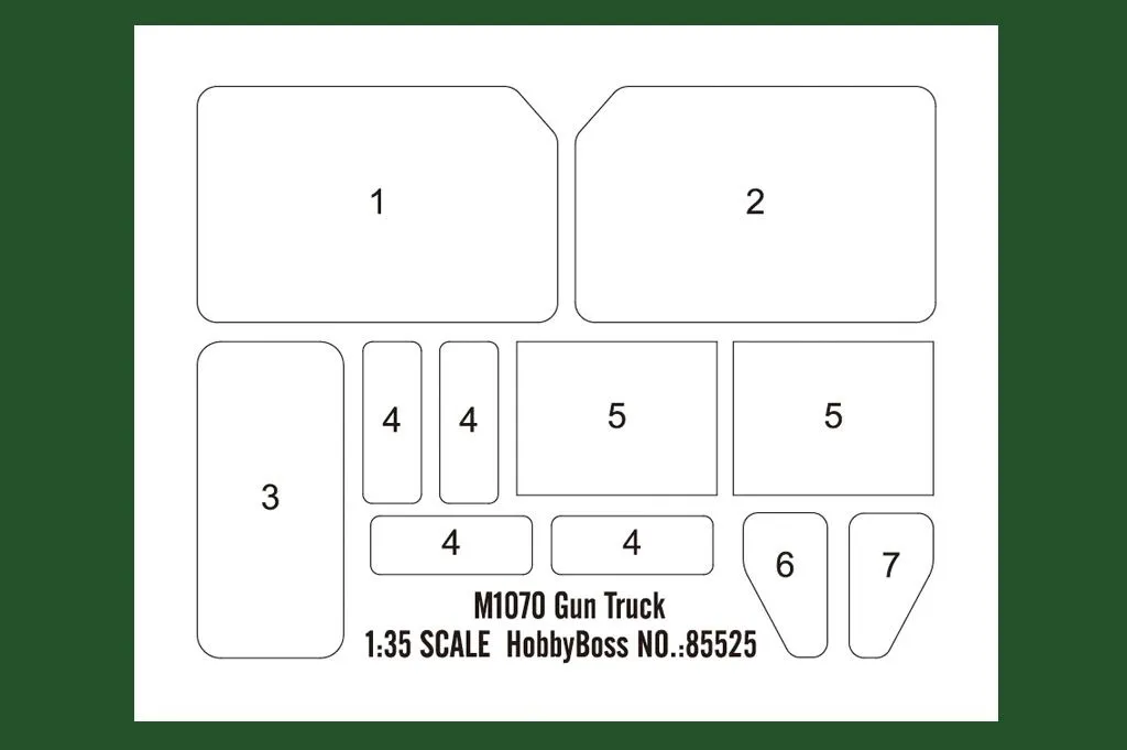 Hobby Boss Hobbyboss 1/35 M1070 Gun Truck # 85525 7 Hobby Boss Hobbyboss 1/35 M1070 Gun Truck # 85525 - Image 5