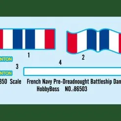 Hobby Boss Hobbyboss 1/350 French Navy Battleship Danton # 86503 18 Hobby Boss Hobbyboss 1/350 French Navy Battleship Danton # 86503 -Aircraft Kits Sales hbb86503pic2