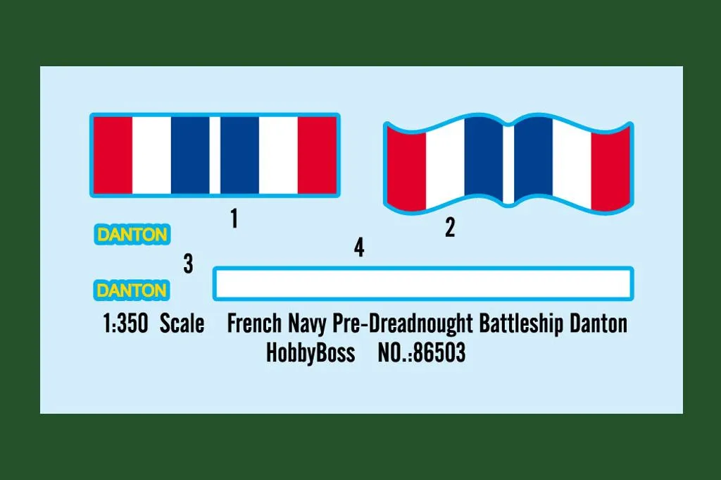 Hobby Boss Hobbyboss 1/350 French Navy Battleship Danton # 86503 9 Hobby Boss Hobbyboss 1/350 French Navy Battleship Danton # 86503 - Image 7