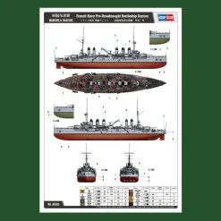 Hobby Boss Hobbyboss 1/350 French Navy Battleship Danton # 86503 19 Hobby Boss Hobbyboss 1/350 French Navy Battleship Danton # 86503 -Aircraft Kits Sales hbb86503pic3
