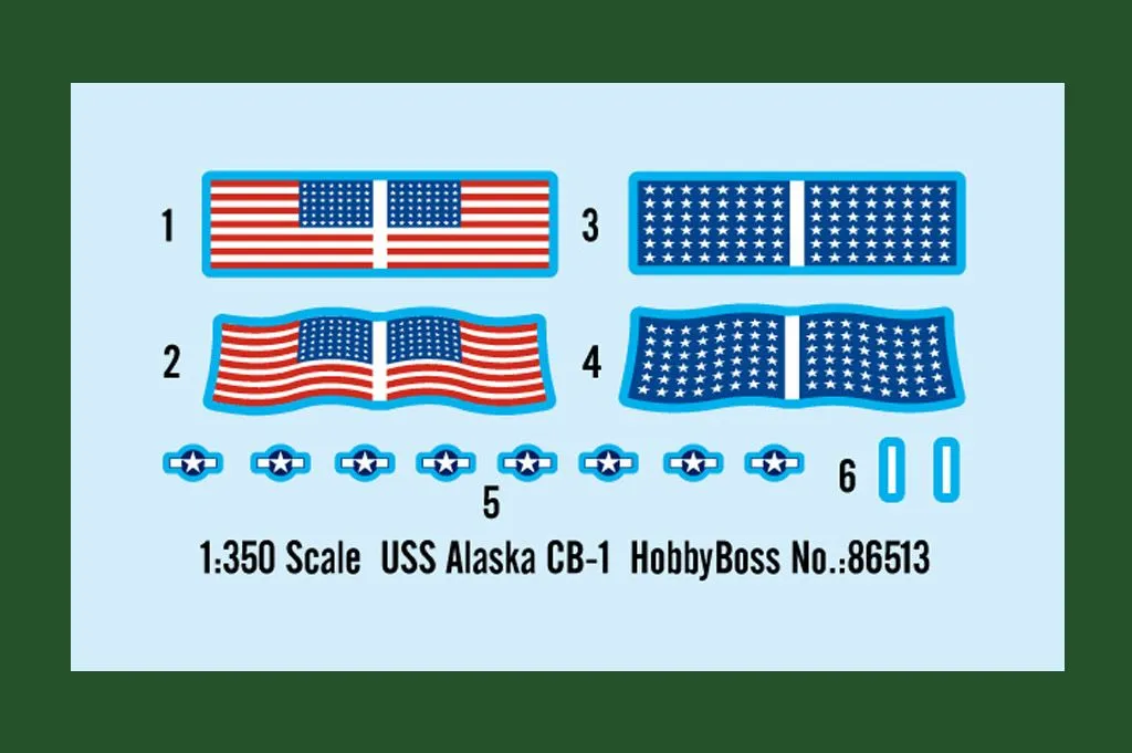 Hobby Boss Hobbyboss 1/350 - USS Alaska CB-1 # 86513 3 Hobby Boss Hobbyboss 1/350 - USS Alaska CB-1 # 86513