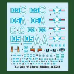 Hobby Boss Hobbyboss 1/72 F8F-2 Bearcat # 87269 -Aircraft Kits Sales hbb87269 3