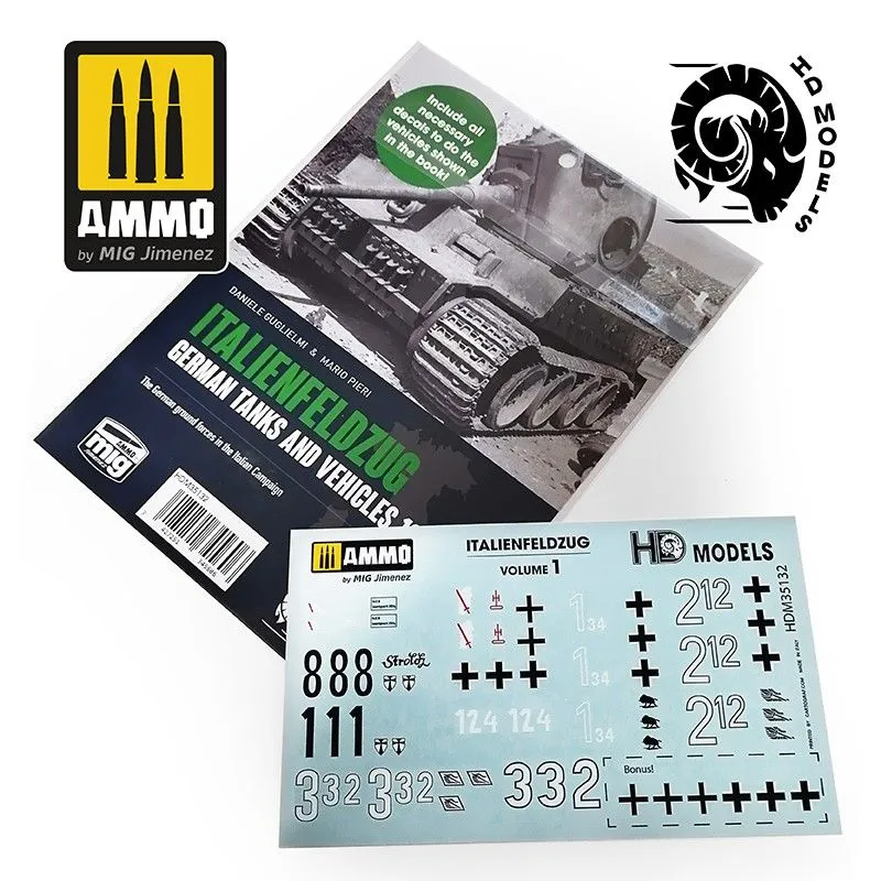 Ammo By Mig Jimenez Ammo Mig Jimenez 1/35 Italienfeldzug. Vol1 Decals # 35132 4 Ammo By Mig Jimenez Ammo Mig Jimenez 1/35 Italienfeldzug. Vol1 Decals # 35132 - Image 2