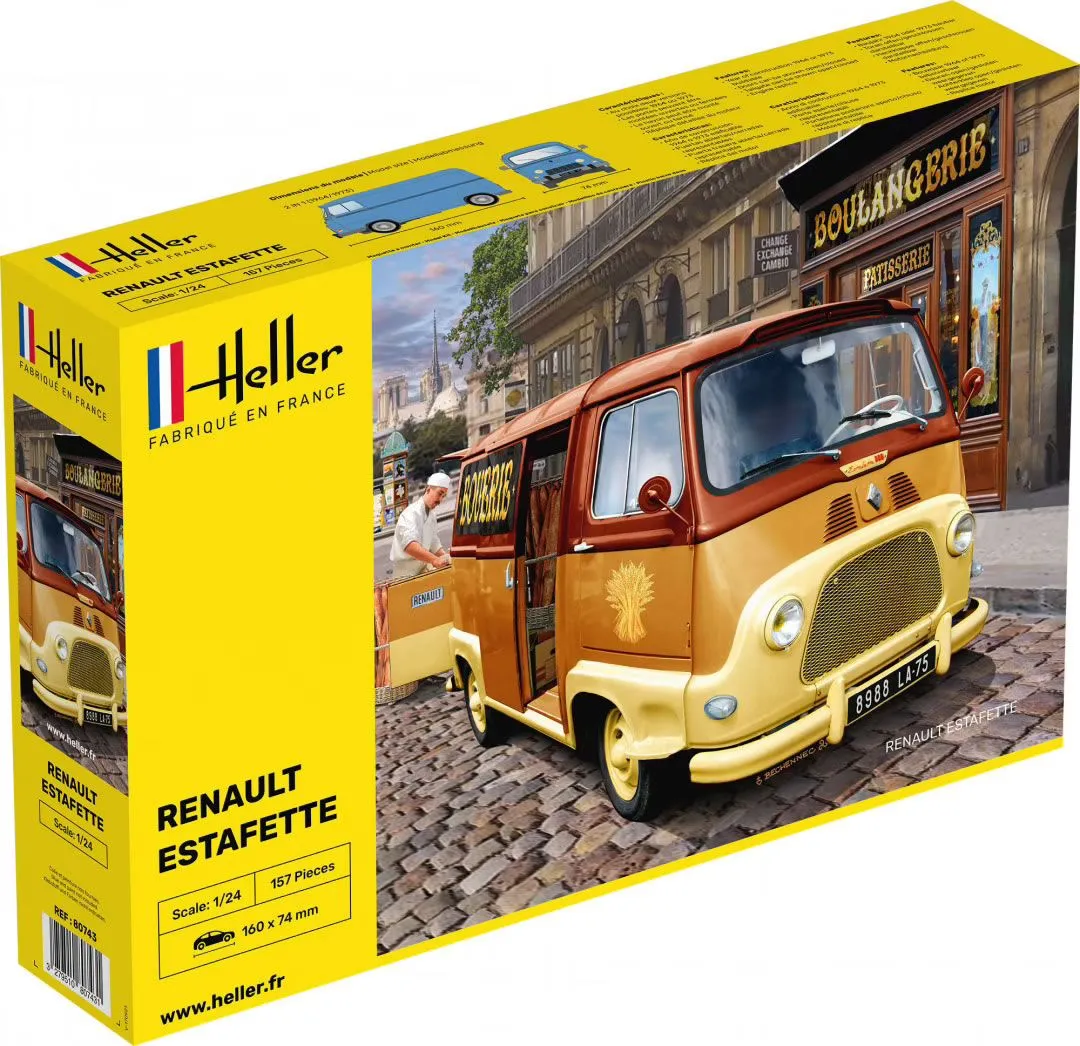 Heller 1/24 Renault Estafette Tolee # 80743 4 Heller 1/24 Renault Estafette Tolee # 80743 - Image 2