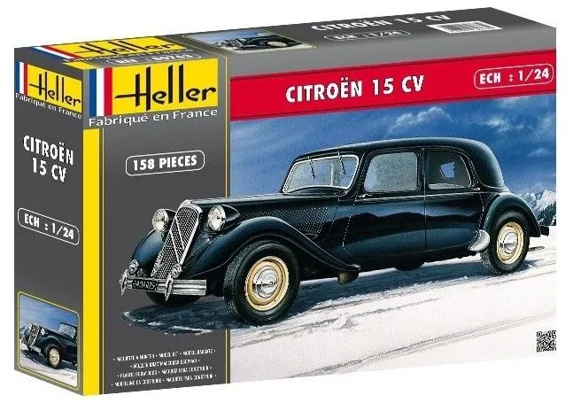 Heller 1/24 Citroen 15CV # 80763 3 Heller 1/24 Citroen 15CV # 80763