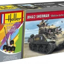 Heller 1/72 M4A2 Sherman "Division Leclerc" Gift Set # 56894