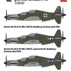 Hong Kong Models 1/32 Dornier Do-335A-12 2 Seat Trainer # 01E09 -Aircraft Kits Sales hkm01e09 2