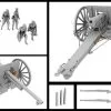 IBG Models 1/35 75mm Field Gun Wz. 1897 With Polish Artillerymen Figures # 35059 -Aircraft Kits Sales ibg35059