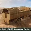 IBG Models 1/35 3Ro Italian Truck - 90/53 Ammunition Carrier # 35064 -Aircraft Kits Sales ibg35064