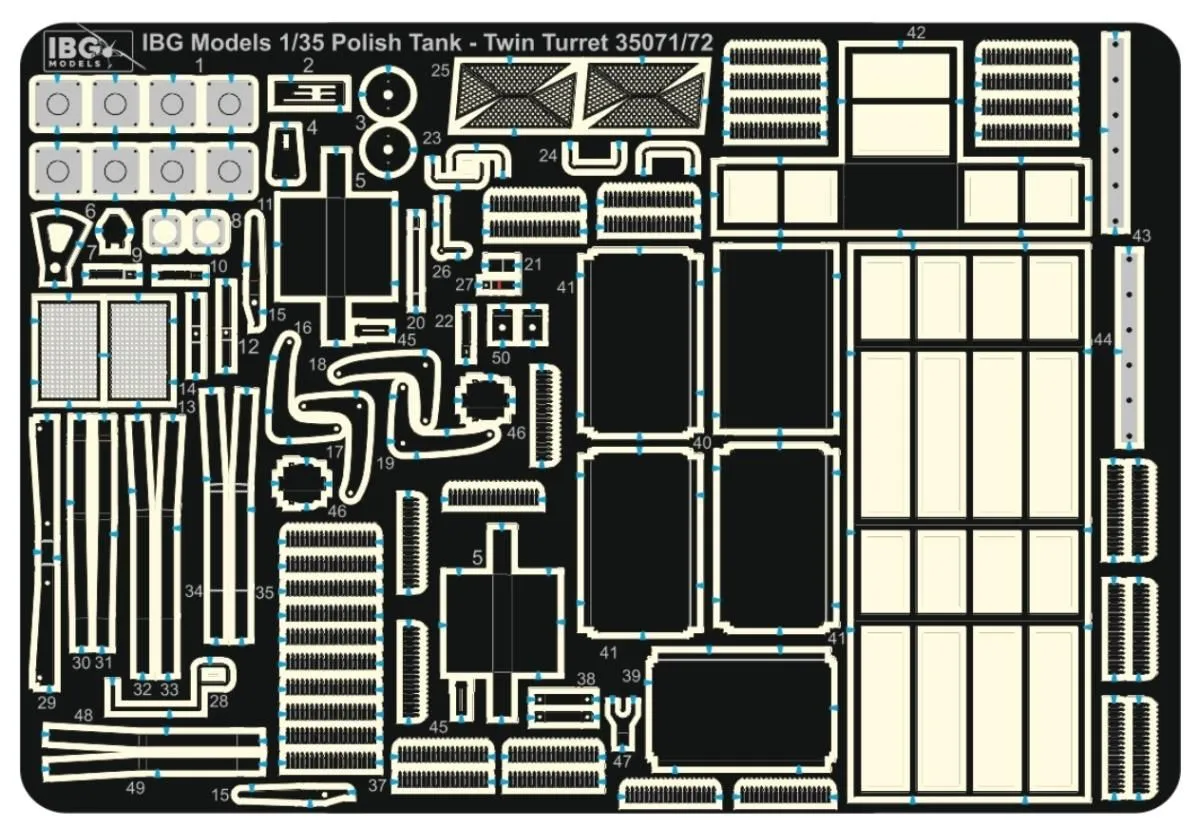 IBG Models 1/35 7TP Polish Tank - Twin Turret (Early Production) # 35071 29 IBG Models 1/35 7TP Polish Tank - Twin Turret (Early Production) # 35071 - Image 27