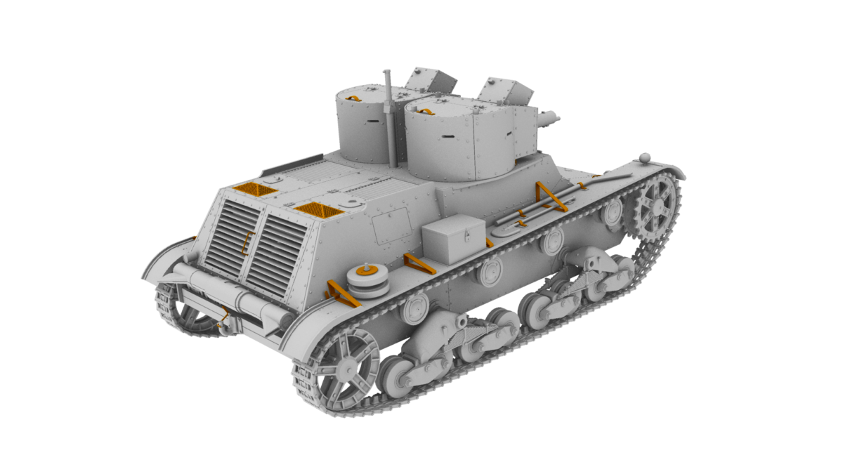 IBG Models 1/35 7TP Polish Tank - Twin Turret (Early Production) # 35071 6 IBG Models 1/35 7TP Polish Tank - Twin Turret (Early Production) # 35071 - Image 4