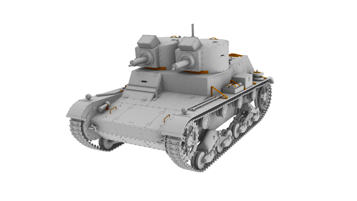 IBG Models 1/35 7TP Polish Tank - Twin Turret (Early Production) # 35071 10 IBG Models 1/35 7TP Polish Tank - Twin Turret (Early Production) # 35071 - Image 8