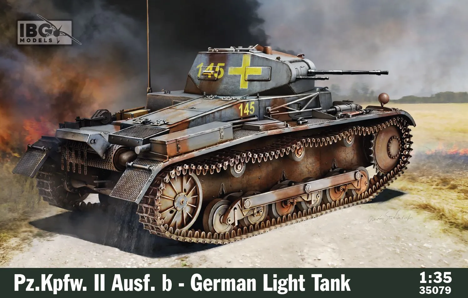 IBG Models 1/35 Pz.Kpfw.II Ausf.B - German Light Tank # 35079 3 IBG Models 1/35 Pz.Kpfw.II Ausf.B - German Light Tank # 35079