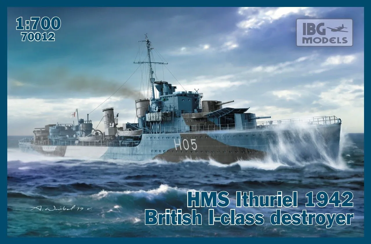 IBG Models 1/700 HMS Ithuriel 1942 I-class Destroyer # 70012 3 IBG Models 1/700 HMS Ithuriel 1942 I-class Destroyer # 70012