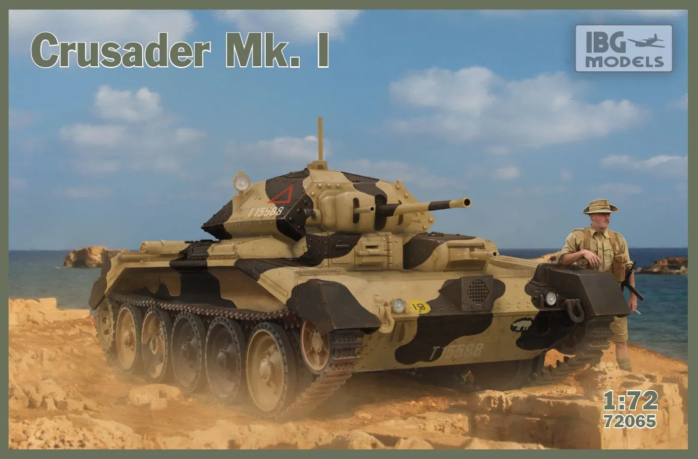 IBG Models 1/72 Crusader Mk.I - British Cruiser Tank Mk.VI # 72065 3 IBG Models 1/72 Crusader Mk.I - British Cruiser Tank Mk.VI # 72065
