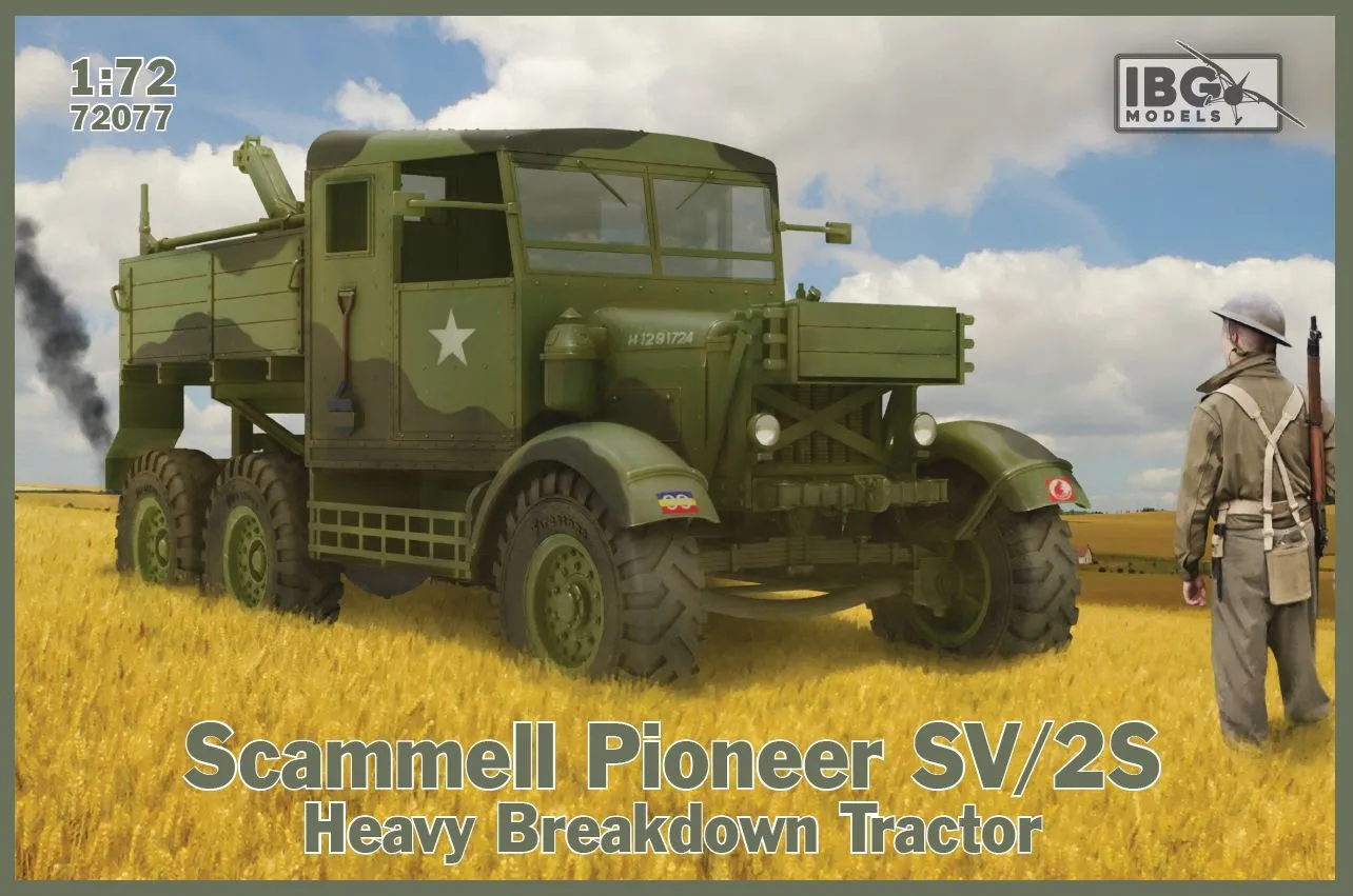 IBG Models 1/72 Scammell Pioneer SV/2S Heavy Breakdown Tractor # 72077 3 IBG Models 1/72 Scammell Pioneer SV/2S Heavy Breakdown Tractor # 72077
