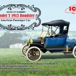 ICM 1/24 Model T 1913 Roadster # 24001 - Plastic Model Kit