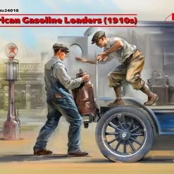 ICM 1/24 American Gasoline Loaders (1910s) (2 Figures) # 24018 -Aircraft Kits Sales icm24018