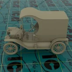 ICM 1/24 Gasoline Delivery, Model T 1912 Delivery Car # 24019 -Aircraft Kits Sales icm24019pic2