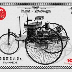 ICM 1/24 Benz Patent-Motorwagen 1886 (100% New Molds) # 24040