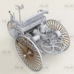 ICM 1/24 Benz Patent-Motorwagen 1886 (100% New Molds) # 24040 -Aircraft Kits Sales icm24040pic2