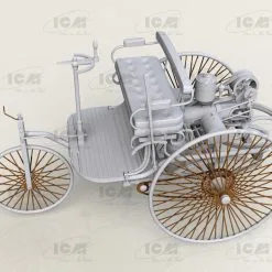 ICM 1/24 Benz Patent-Motorwagen 1886 (100% New Molds) # 24040 -Aircraft Kits Sales icm24040pic3