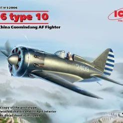 ICM 1/32 Polikarpov I-16 Type 10, WWII China Guomindang Air Force Fighter # 32006