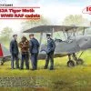ICM 1/32 De Havilland DH.82A Tiger Moth With WWII RAF Cadets # 32037 -Aircraft Kits Sales icm32037