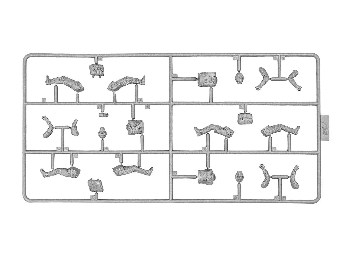 ICM 1/32 WWII Allied Pilots In The Cockpit (British, American, Soviet) # 32112 14 ICM 1/32 WWII Allied Pilots In The Cockpit (British, American, Soviet) # 32112 - Image 12
