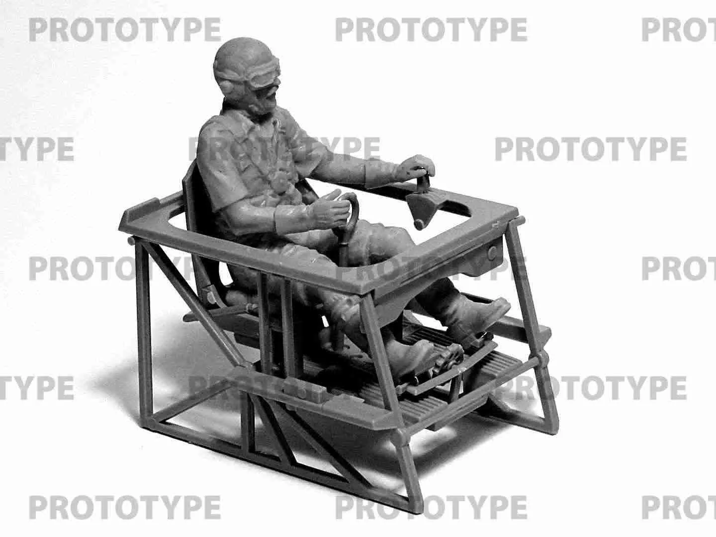 ICM 1/32 WWII Allied Pilots In The Cockpit (British, American, Soviet) # 32112 7 ICM 1/32 WWII Allied Pilots In The Cockpit (British, American, Soviet) # 32112 - Image 5